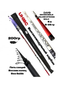 Удилище DaYo Invinciible Bolo 5,0м 5-35гр 15209A-5