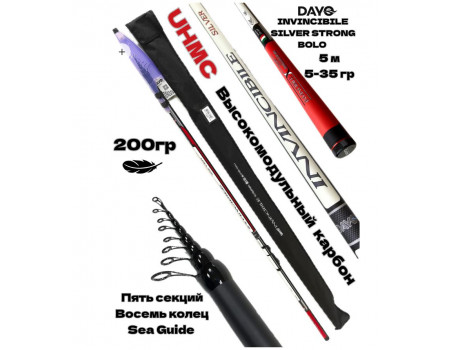 Удилище DaYo Invinciible Bolo 5,0м 5-35гр 15209A-5