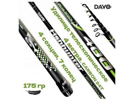 Удилище DaYo FishHanter Bolo 4,0м 40-80гр 15201A-4