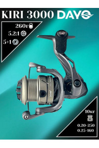 Катушка DaYo Kiri 30 5+1BB GR5.2:1 PD10kg W260gr 240603-30