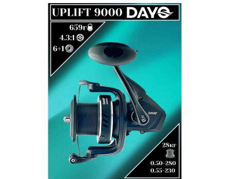 Катушка DaYo Uplift 90 6+1BB GR4.3:1 W659гр 240705-90