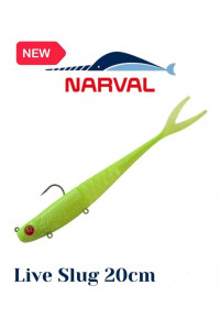 Силикон Narval Fishing Live Slug Tail 20см 20гр 004 Lime Shartreuse