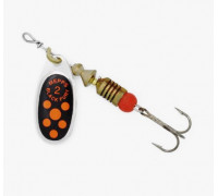 Блесна Mepps Comet Black Fury AG Fluo Orange №2 (4,5гр)