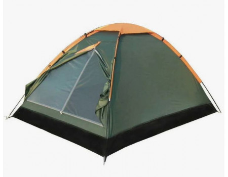 Палатка China 2 местная 220х150х135мм PU1500 FBG 8.8mm 1626