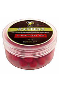 Бойлы Lion Baits Wafters Клубничный джем 12мм