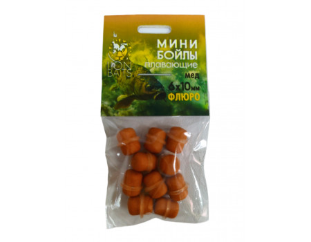 Бойлы Lion Baits Mини POP-UP ФЛЮРО на резинке 