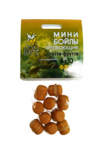 Бойлы Lion Baits Mини POP-UP ФЛЮРО на резинке 