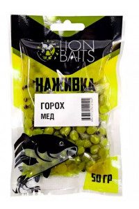 Горох Lion Baits Наживка насадочный натуральный Мед 50гр
