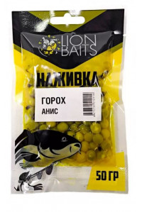 Горох Lion Baits Наживка насадочный натуральный Анис 50гр