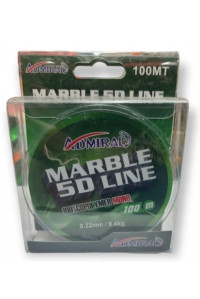 Леска Admiral Marble 5D line 0,25mm 10,4 кг