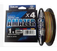 Шнур Sunline Amazer PEx4 MultiColor #1 21lb 200м 9.5 кг
