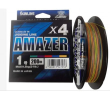 Шнур Sunline Amazer PEx4 MultiColor #1 21lb 200м 9.5 кг