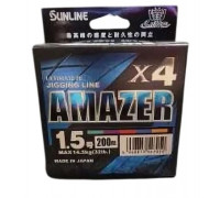 Шнур Sunline Amazer PEx4 MultiColor #1.5 32lb 200м 14.5 кг