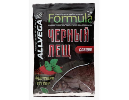 Прикормка Allvega Formula Black Bream 0.9 кг (черный лещ) специи