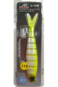 Воблер Columbia D-1008 135S 23gr 0.5-1.5m # 11