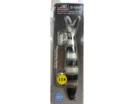 Воблер Columbia D-1008 135S 23gr 0.5-1.5m # 15