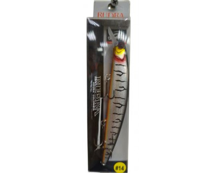 Воблер Columbia Rudra 130SP 20gr 1.5-2.0m # 14 Mat Silver Tager New