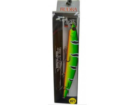 Воблер Columbia Rudra 130SP 20gr 1.5-2.0m # 21 M Black TigerShimp New