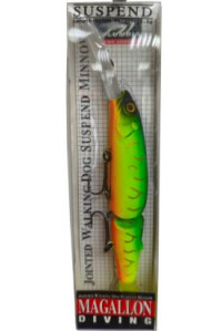 Воблер Columbia Magalon Diving 113SP 15.2gr 1.0-1.5m # Mat Gold Sword Tiger