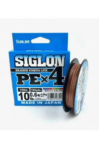 Шнур Sunline Siglon PEx4 Multicolor #0.6 10lb 150м 4,5 кг.