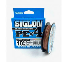 Шнур Sunline Siglon PEx4 Multicolor #0.6 10lb 150м 4,5 кг.