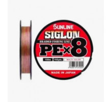 Шнур Sunline Siglon PEx8 Multicolor #0.4 6lb 100м 2,9 кг.