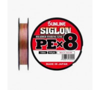 Шнур Sunline Siglon PEx8 Multicolor #0.5 8lb 100м 3,3 кг.
