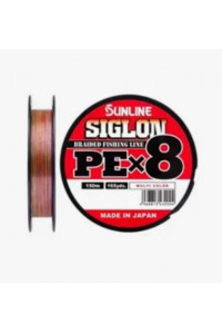 Шнур Sunline Siglon PEx8 Multicolor #0.5 8lb 100м 3,3 кг.