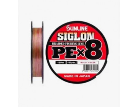 Шнур Sunline Siglon PEx8 Multicolor #1.5 25lb 100м 11,0 кг.