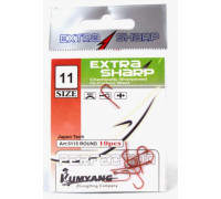 Крючки KumYang Extra Sharp №11 RED