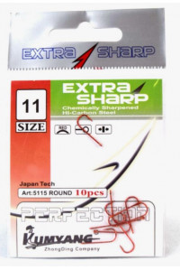 Крючки KumYang Extra Sharp №11 RED