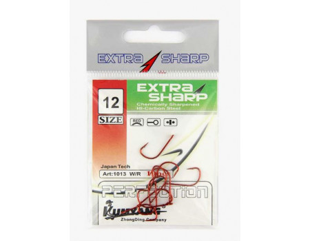Крючки KumYang Extra Sharp №12 RED