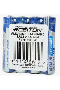 Батарейка Smirnoff Batteriz Alkaline Robiton LR03 AAA SR4