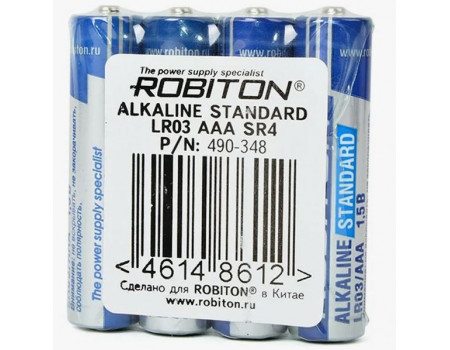 Батарейка Smirnoff Batteriz Alkaline Robiton LR03 AAA SR4