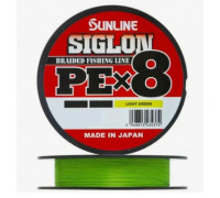 Шнур Sunline Siglon PEx8 Ligthgreen #1.2 20lb 150м 9,2 кг.