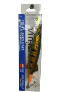 Воблер VitFishing Minnow 100F 13.6gr top waters #2