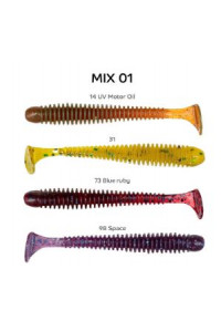 Силикон Crazy Fish Vibro Worm 2