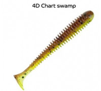 Силикон Crazy Fish Vibro Worm 3'' 11-75-4d-6