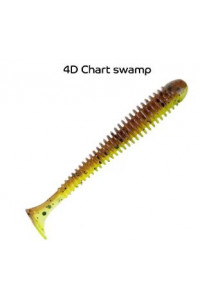 Силикон Crazy Fish Vibro Worm 3'' 11-75-4d-6