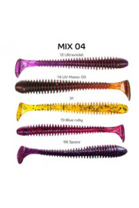 Силикон Crazy Fish Vibro Worm 3'' 11-75-M04-6