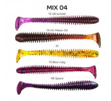 Силикон Crazy Fish Vibro Worm 3'' 11-75-M04-6