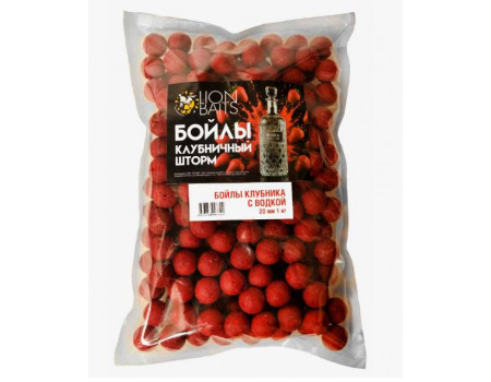 Бойлы Lion Baits Клубничный шторм 20мм 