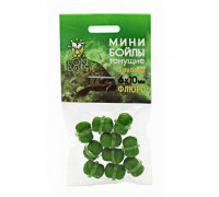 Бойлы Lion Baits Мини  Флюро тонущие на резинке  Конопля  6х10мм