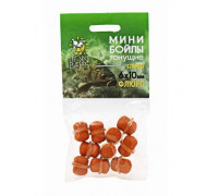 Бойлы Lion Baits Мини  Флюро тонущие на резинке Слива 6х10мм