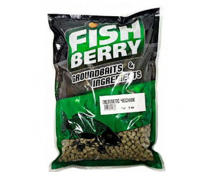 Пеллетс FISHBERRY карповый Чеснок 6мм - 1кг