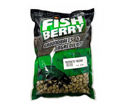 Пеллетс FISHBERRY карповый Чеснок 10мм - 1кг