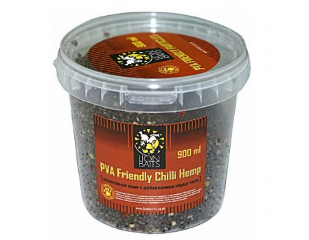 Стик-микс Lion baits эерновой  для ПВА материалов Chilli Hemp 900мл