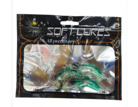 Силикон SoftLures оснащенный креветки