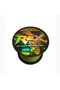 Шнур Atik Rex X4PE 0.12мм 8,4кг 100м темно зеленый