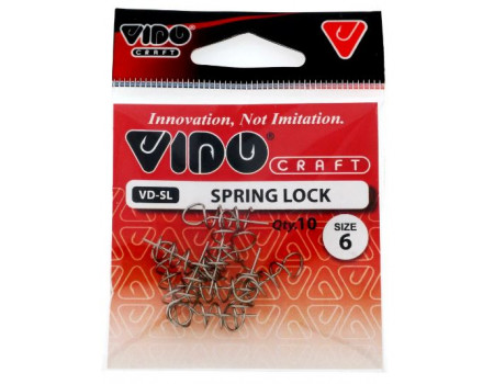 Спираль VIDO CRAFT SPRING LOCK №6 (уп.10 шт)